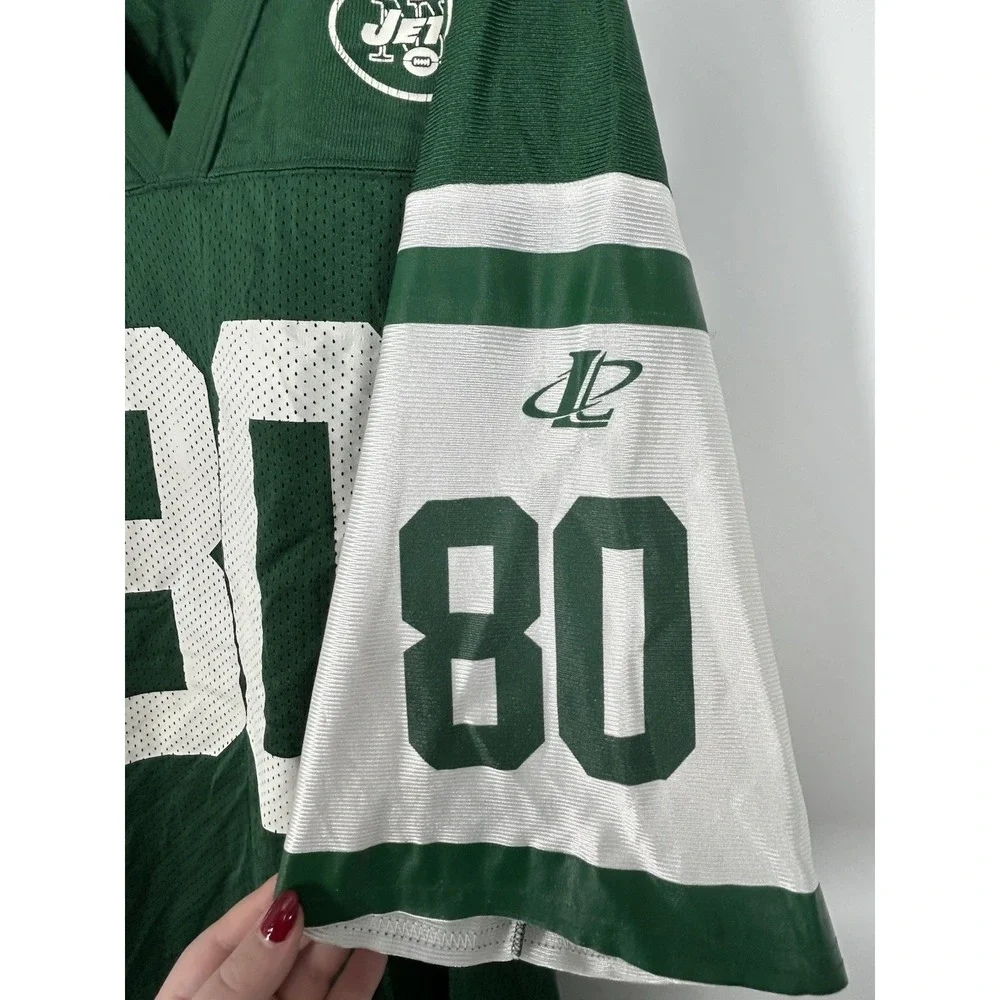 Vintage Logo‎ Athletic New York Jets Wayne Chrebet #80 Jersey Green Mens Size XL